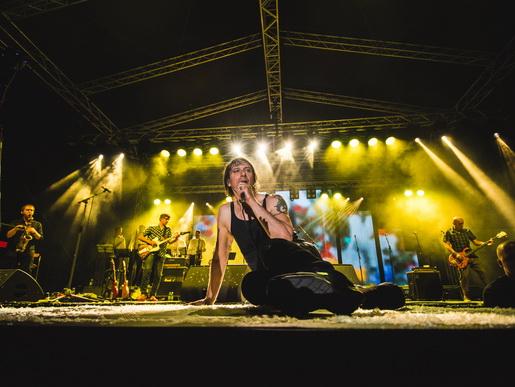 Psihomodo Pop so nastopili v polni Šalati. (FOTO: Goran Berović)