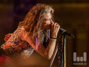 Steven Tyler, pevec skupine Aerosmith. (FOTO: Aleš Žnidaršič)