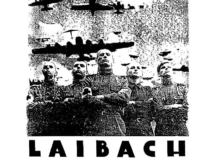 Laibach - plakat za prvo samostojno turnejo po Nemčiji leta 1985-1