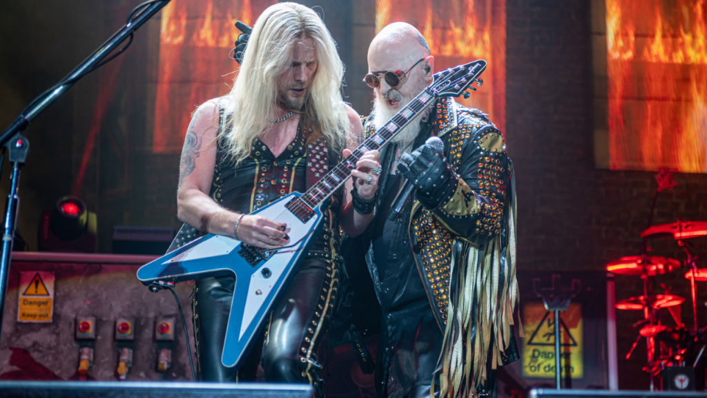 Richie Faulkner & Rob Halford med nastopom v Stožicah (foto: ZNALC)